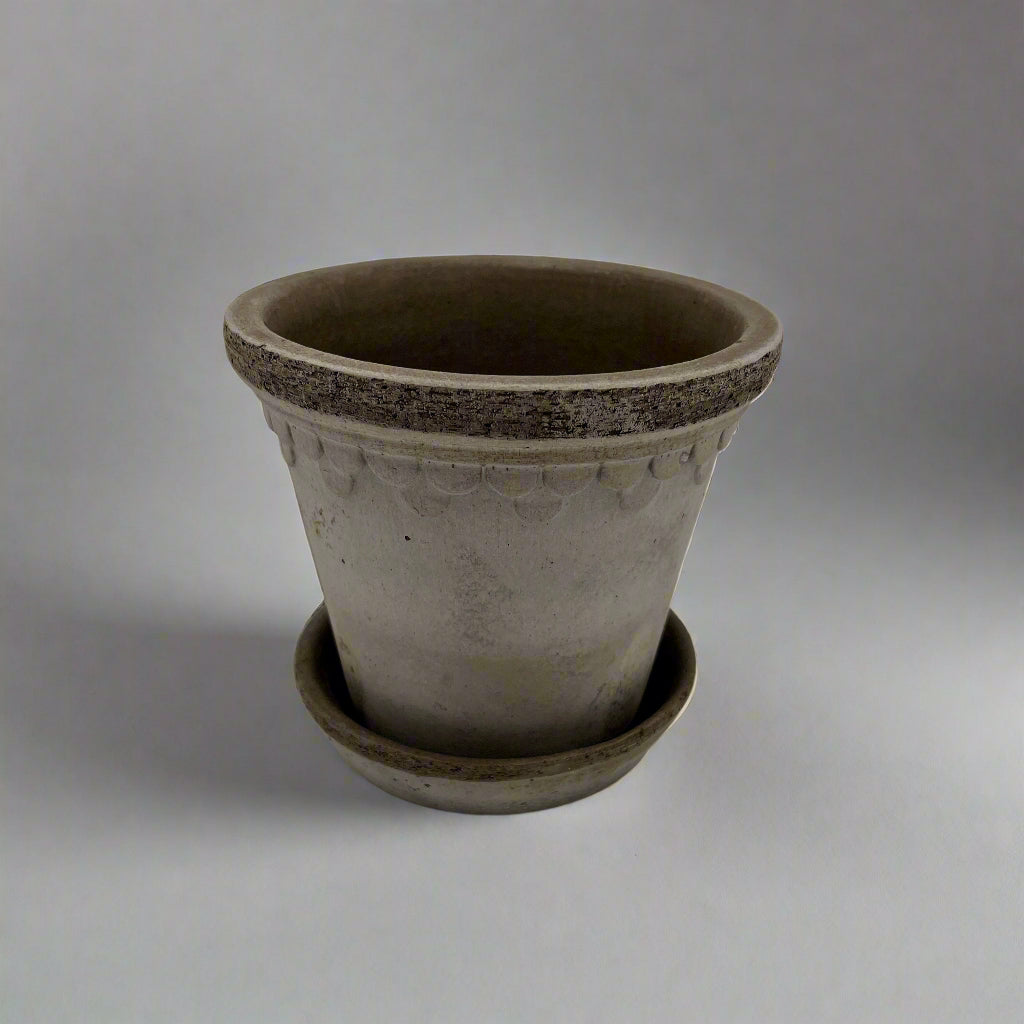 12cm Kobenhavner Pot & Saucer