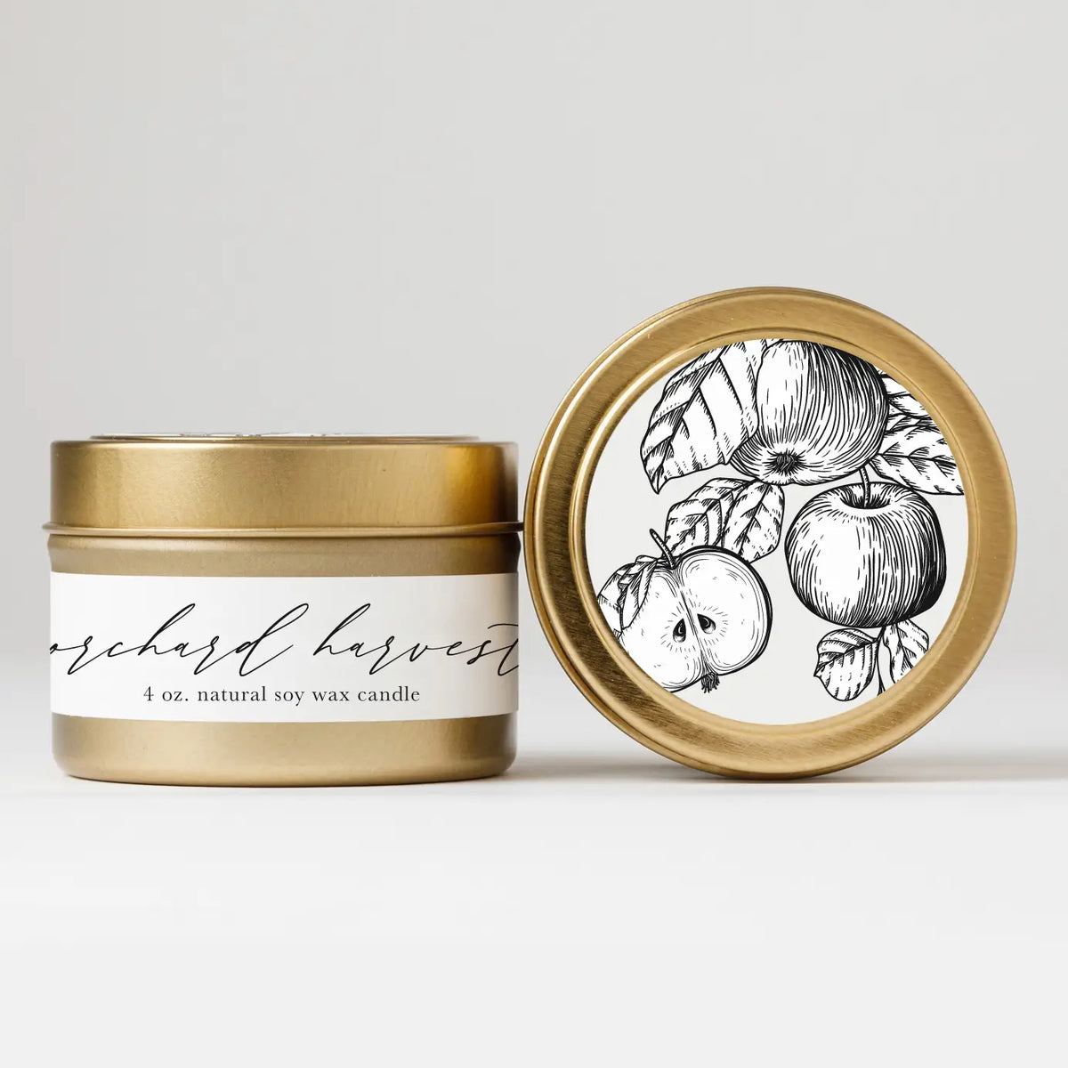 Orchard Harvest Tin Candle