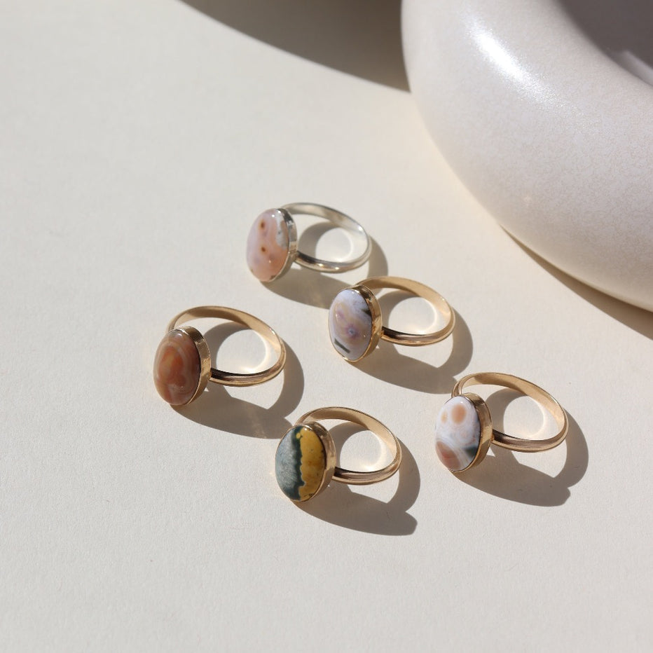 Sea Blossom Ring - Size 7