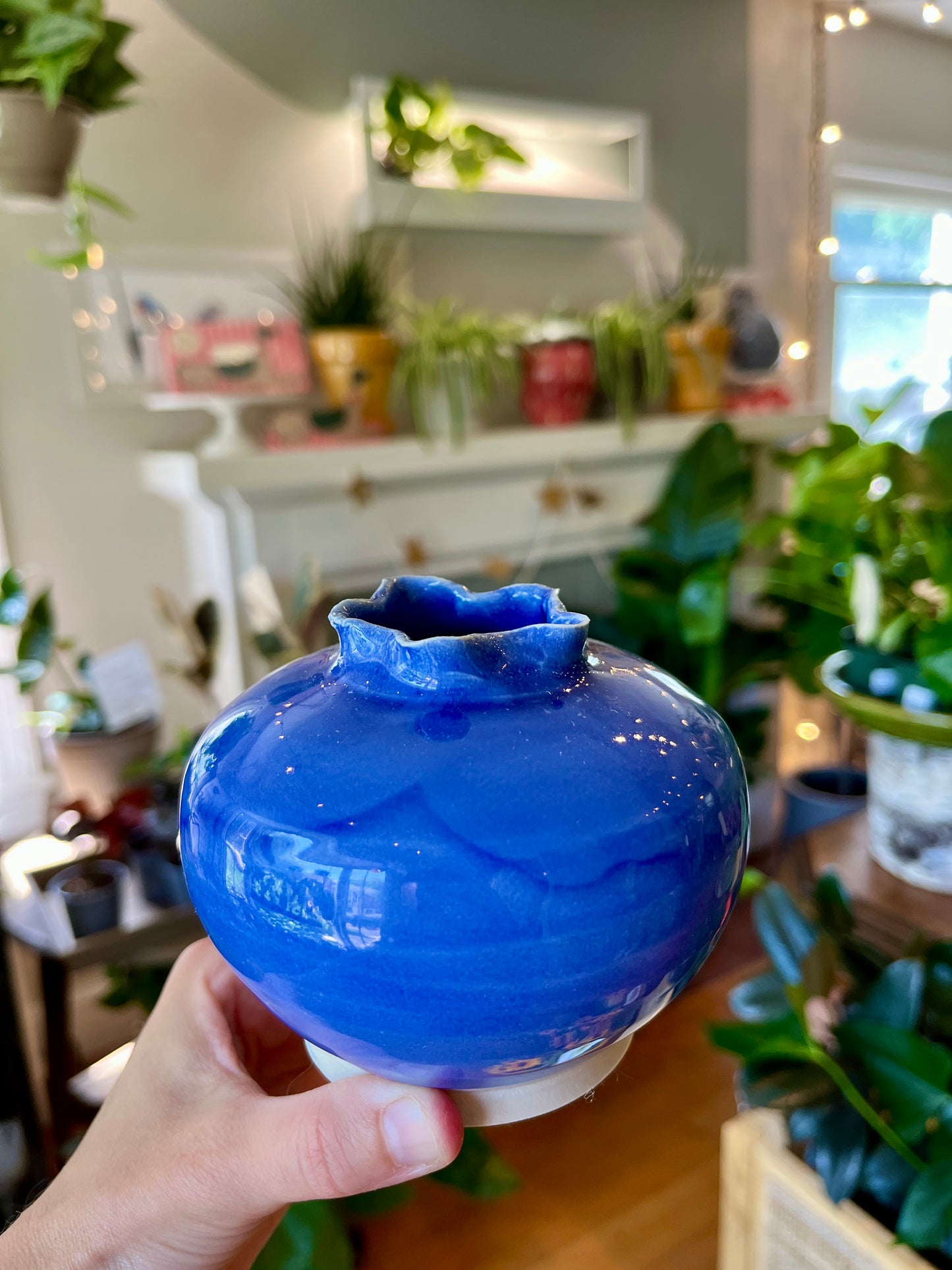 Gwen Ottinger Pottery - Blueberry Vase