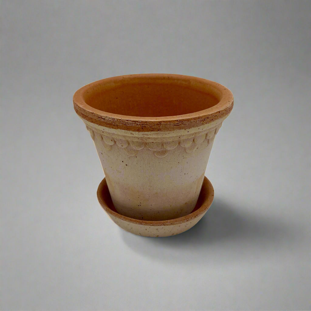 12cm Kobenhavner Pot & Saucer