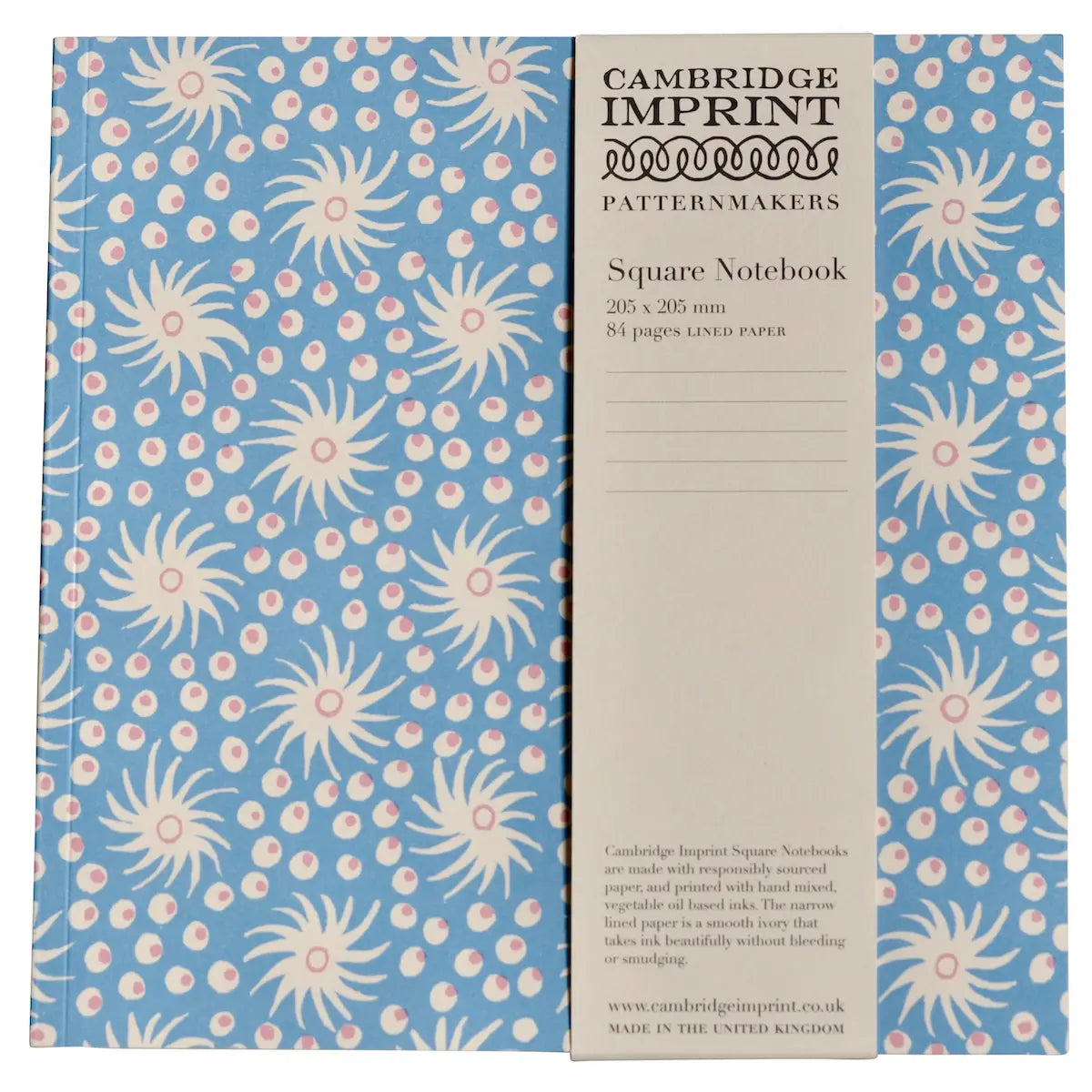 Square Notebook with Lined Paper