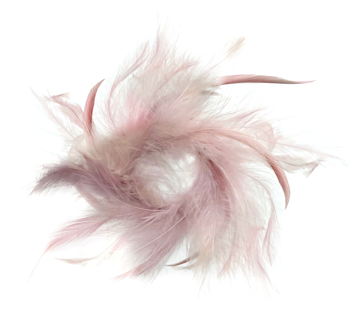 Feather Wreath Ornament Pink 5.91"