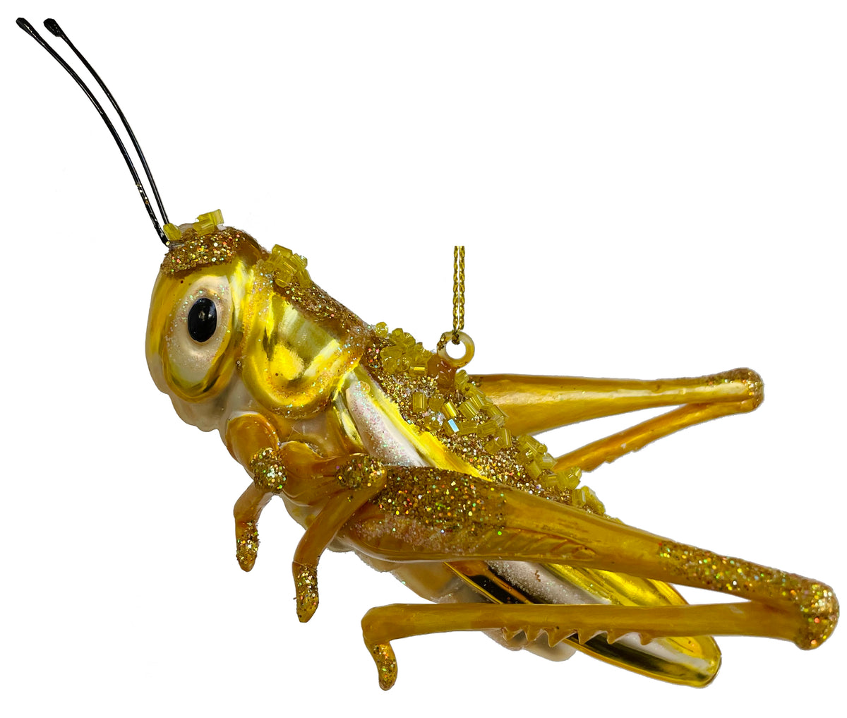 Glass gold hopper 5.51"