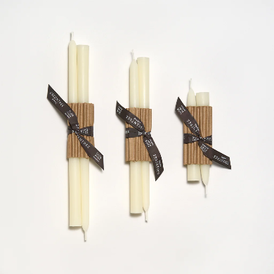 6" Beeswax Tapers