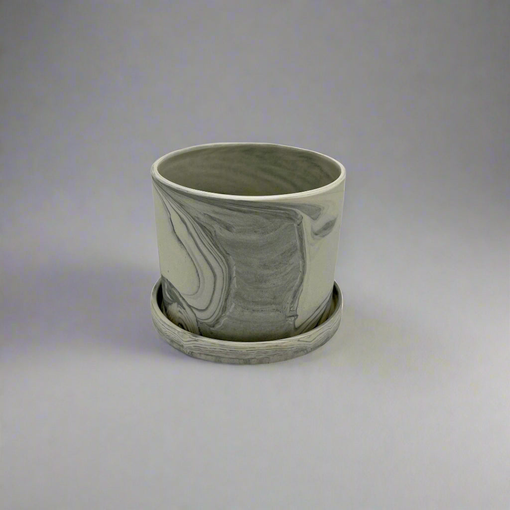 Marengo marbled pot, 5.5"