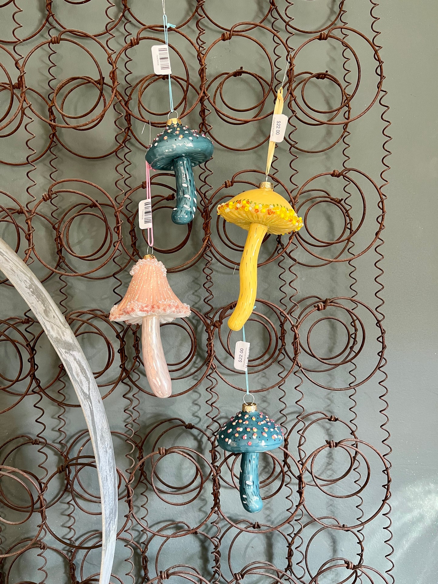 Frostfield Mushroom Ornament