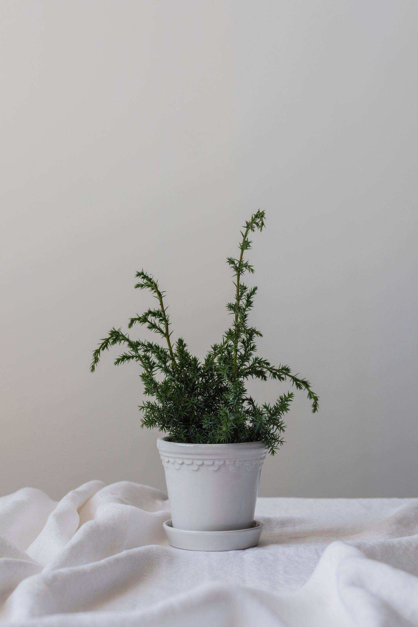 18cm Københavner Glazed Mineral White