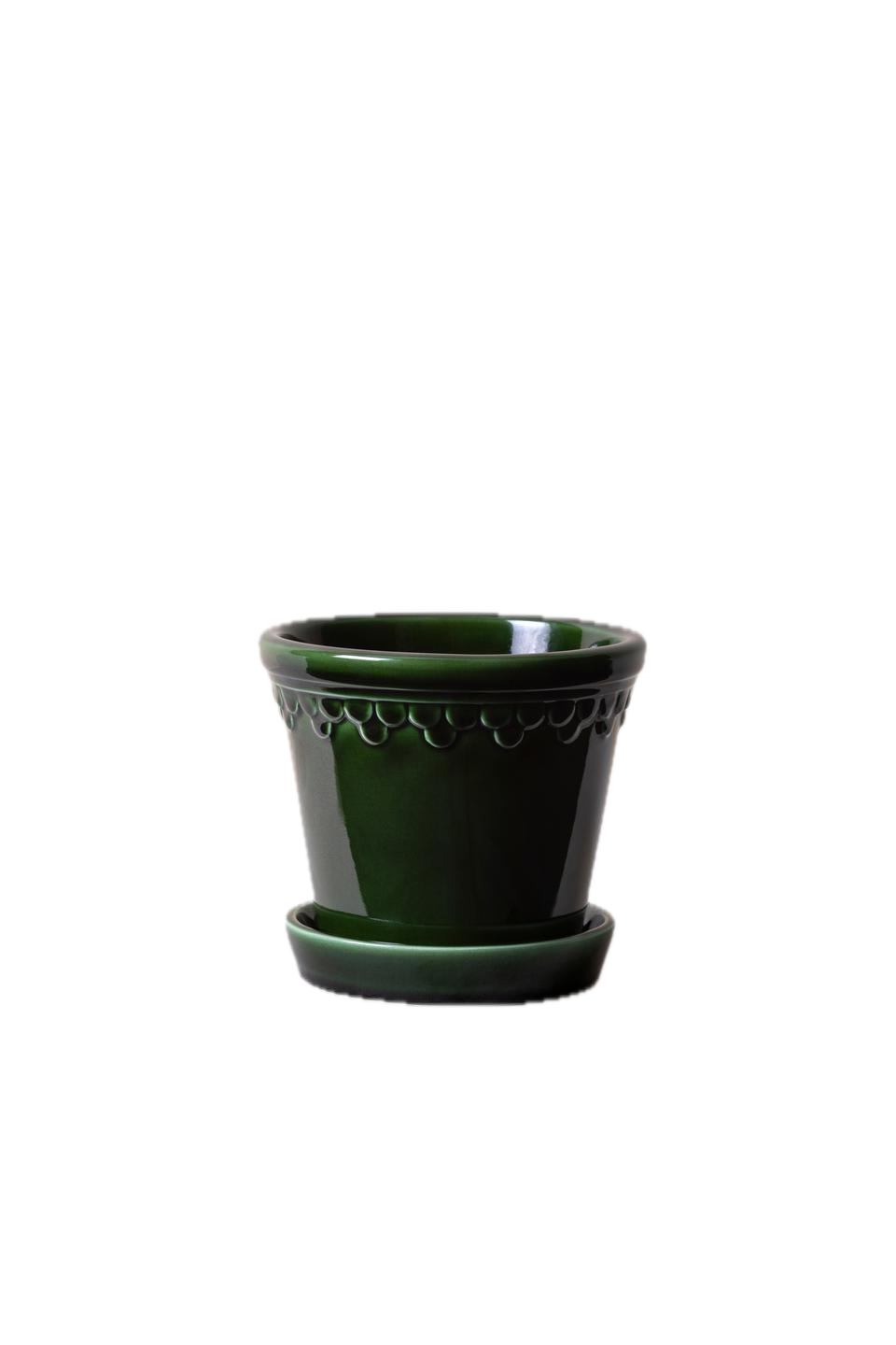 16cm Kobenhavner Emerald Green Glazed
