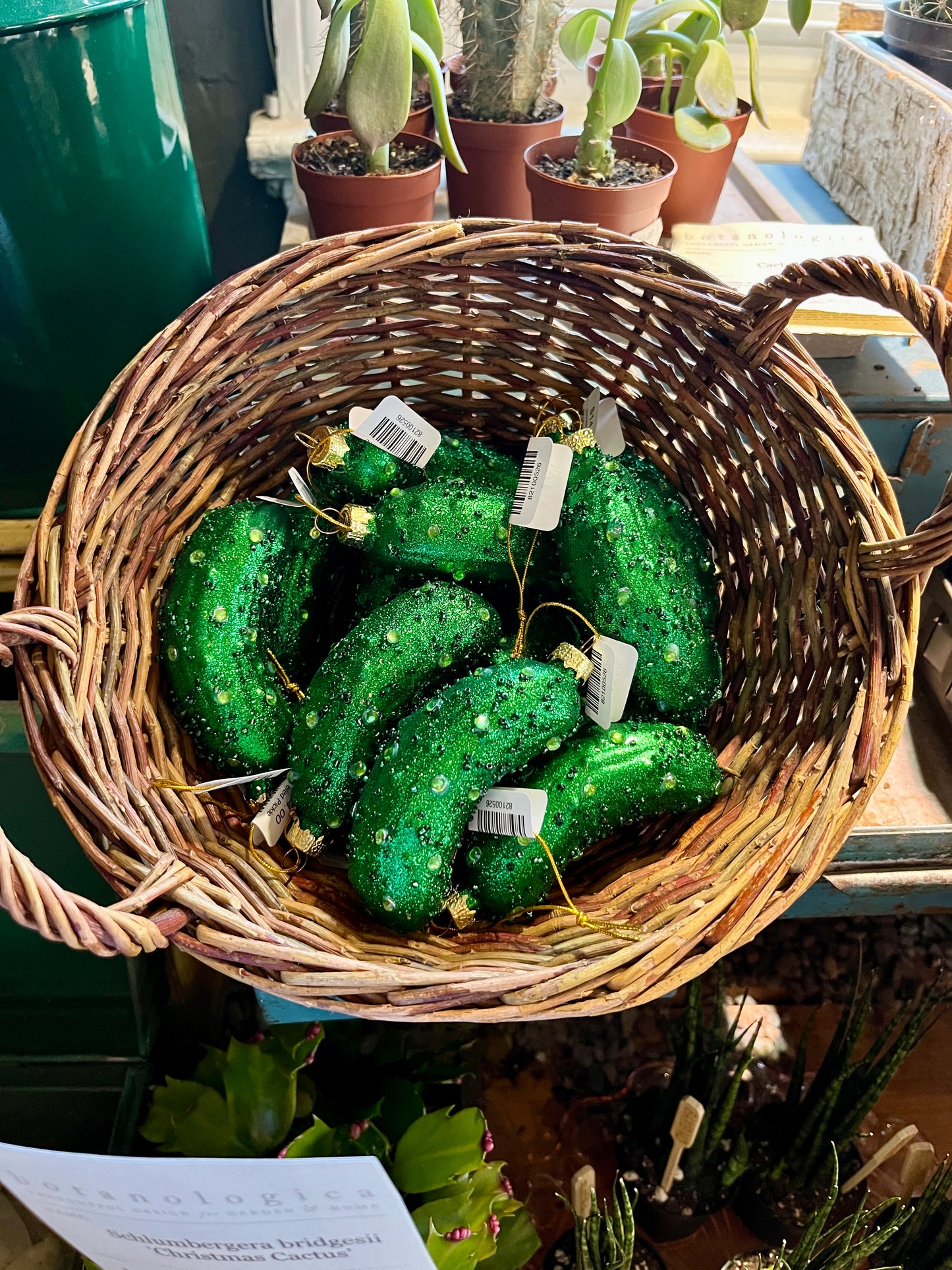 Jeweled Pickle Ornament
