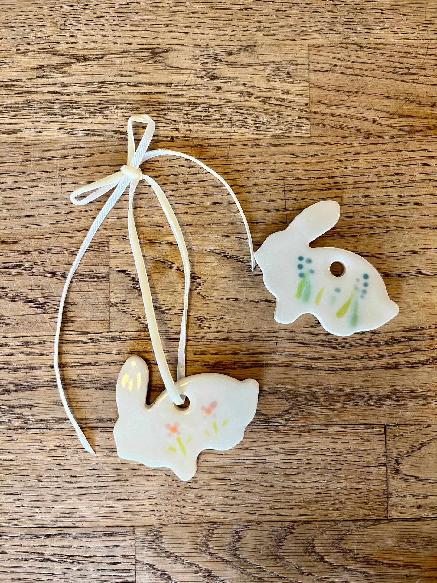 Ceramic Bunny Ornament