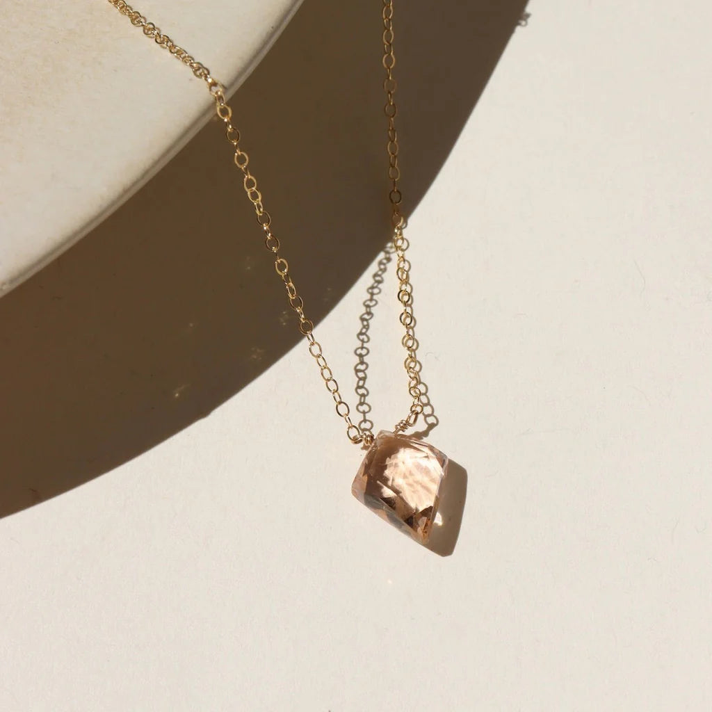 Champagne Quartz Necklace