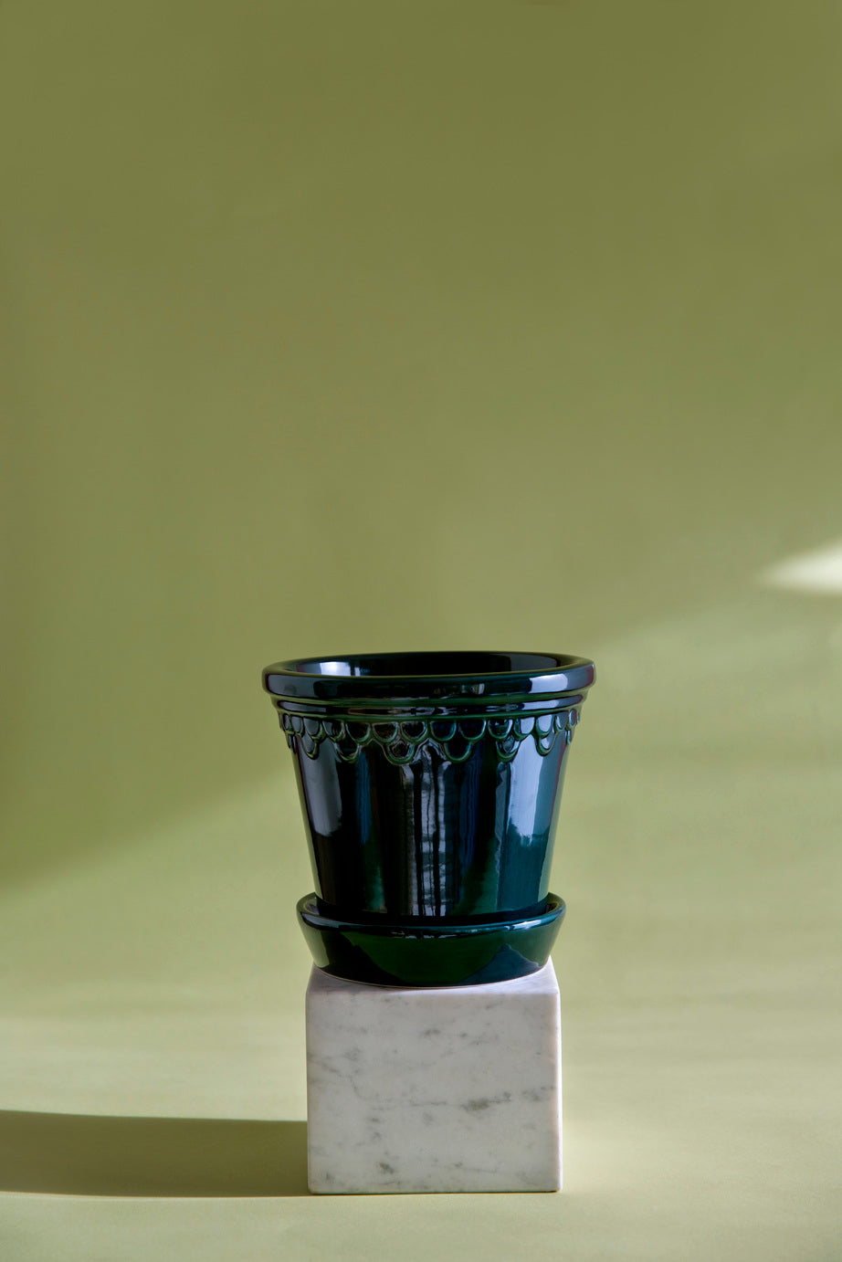 12cm Kobenhavner GLAZED PETROL BLUE