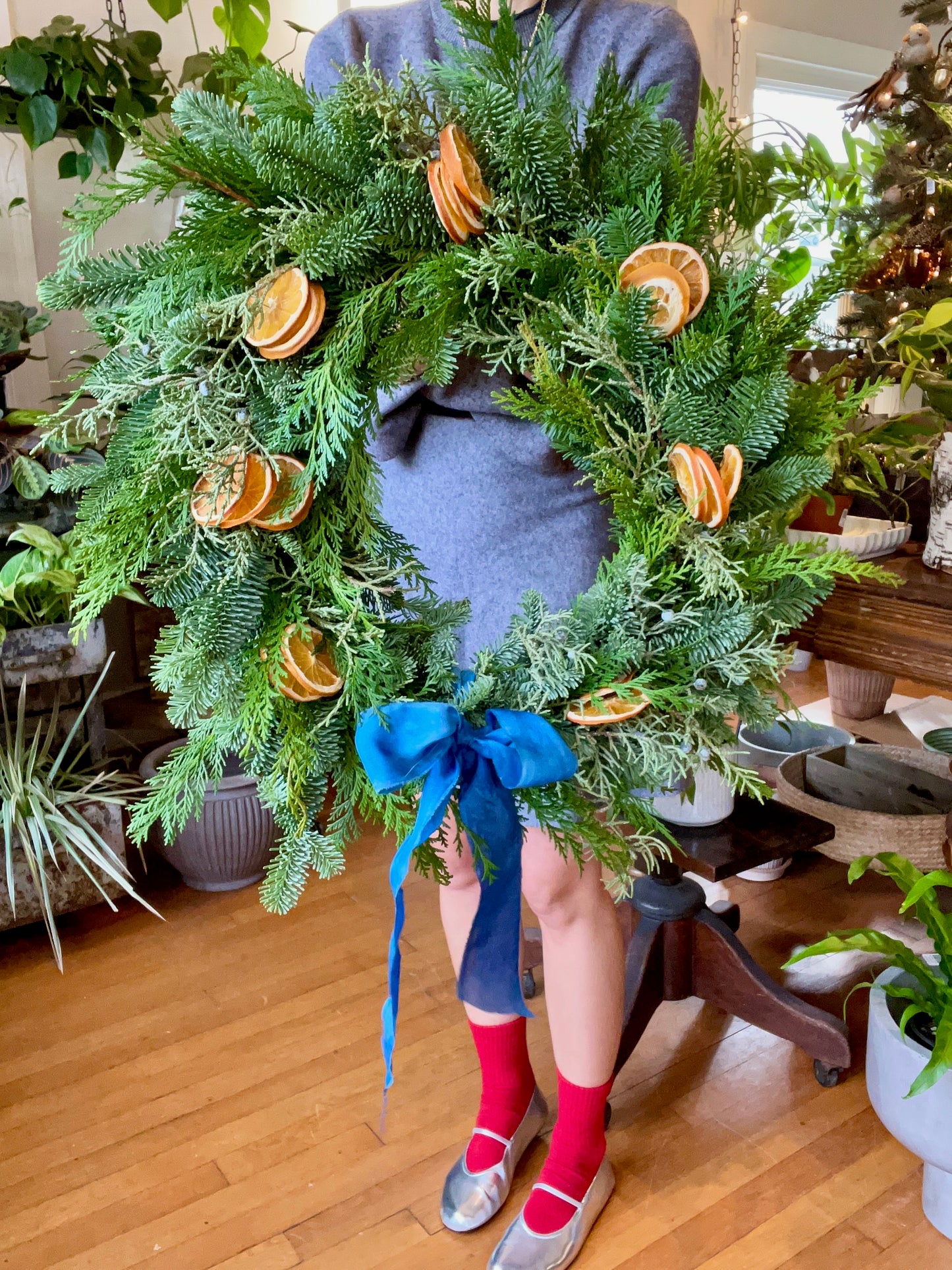 Fresh Evergreen Wreath Workshop