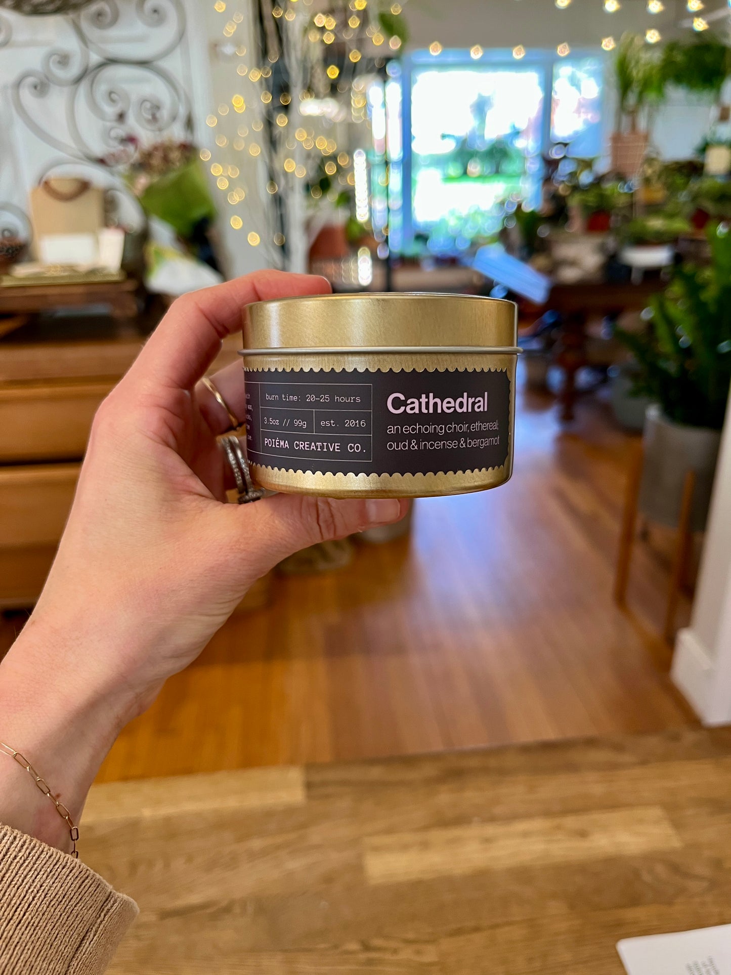 Poiema Tin Candle