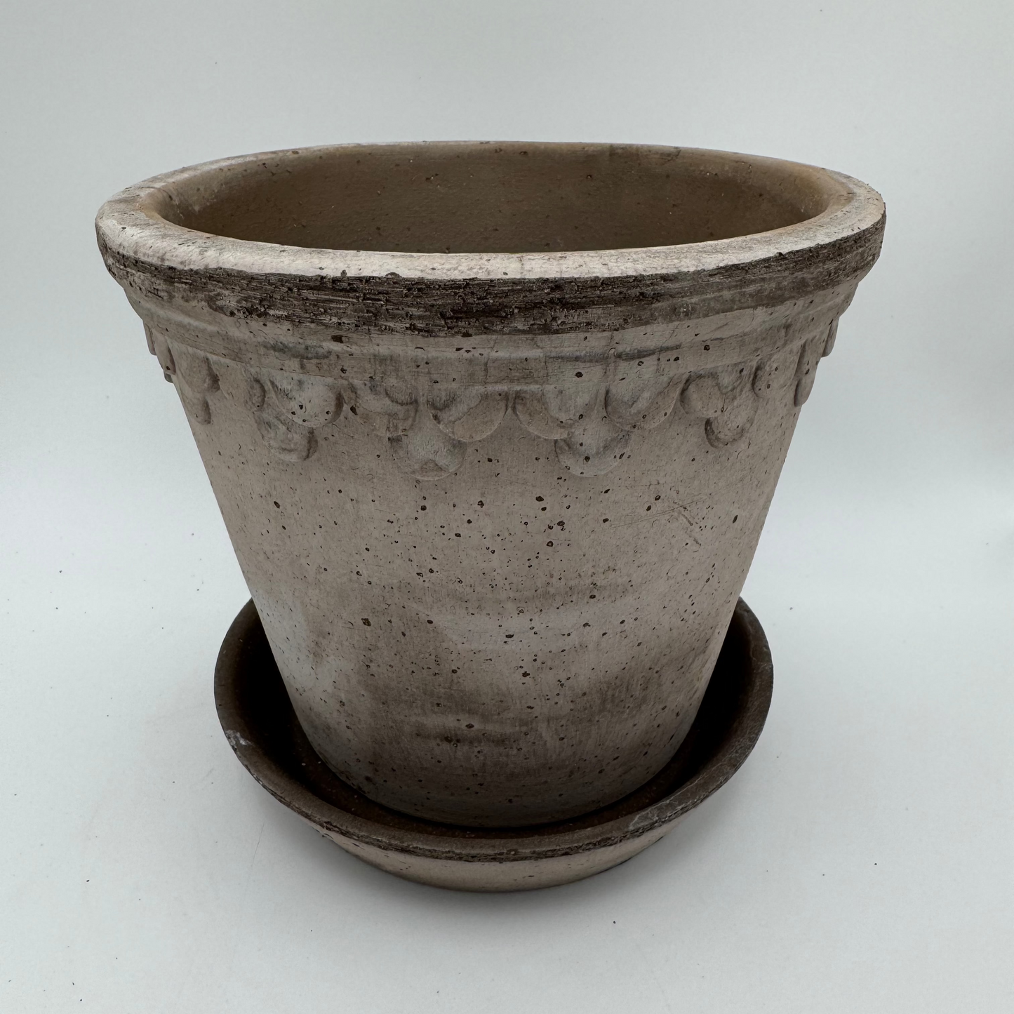18cm Kobenhavner Terra Cotta Pot & Saucer
