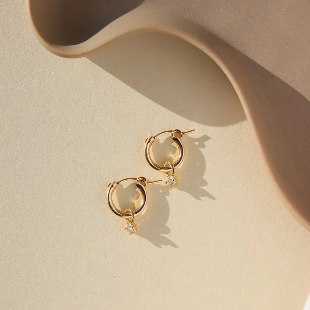 Quinn Hoops in 14k Gold Fill