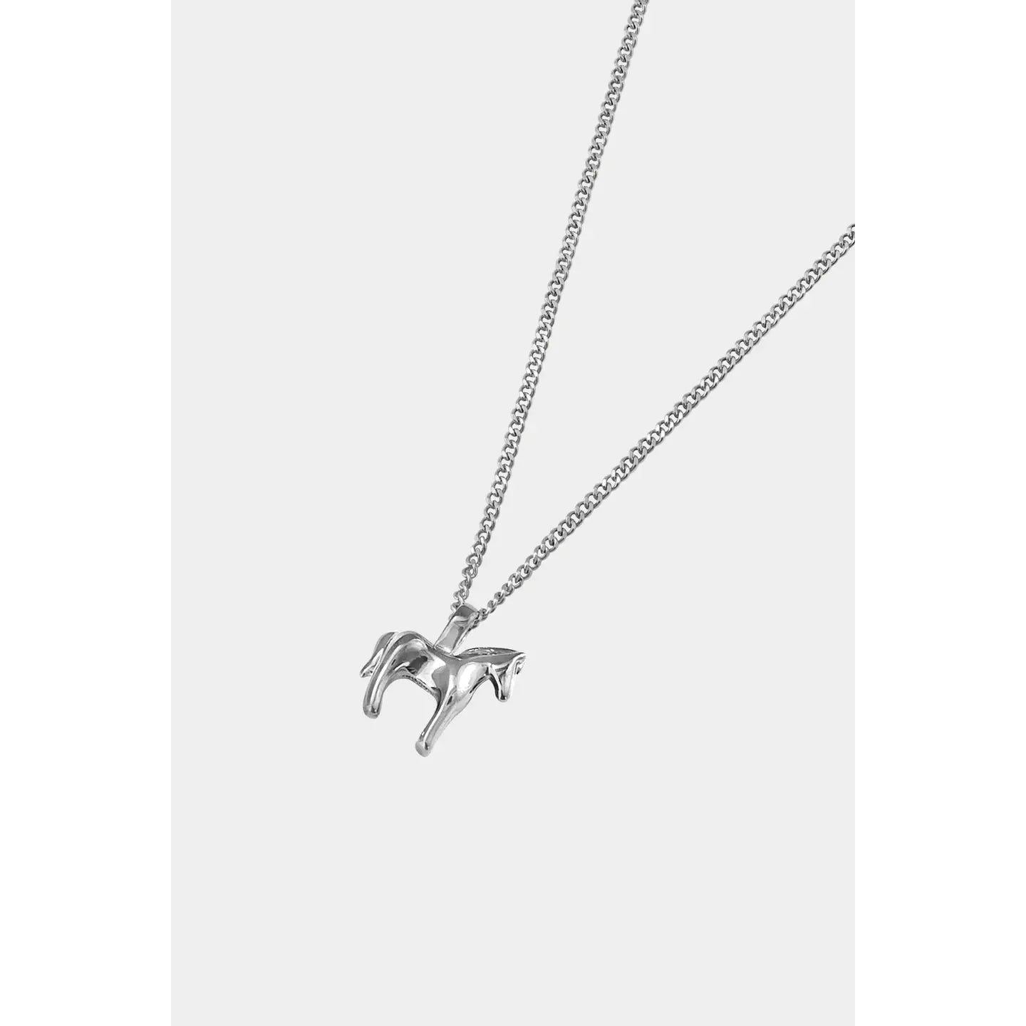 Lunar Horse Necklace - Sterling Silver