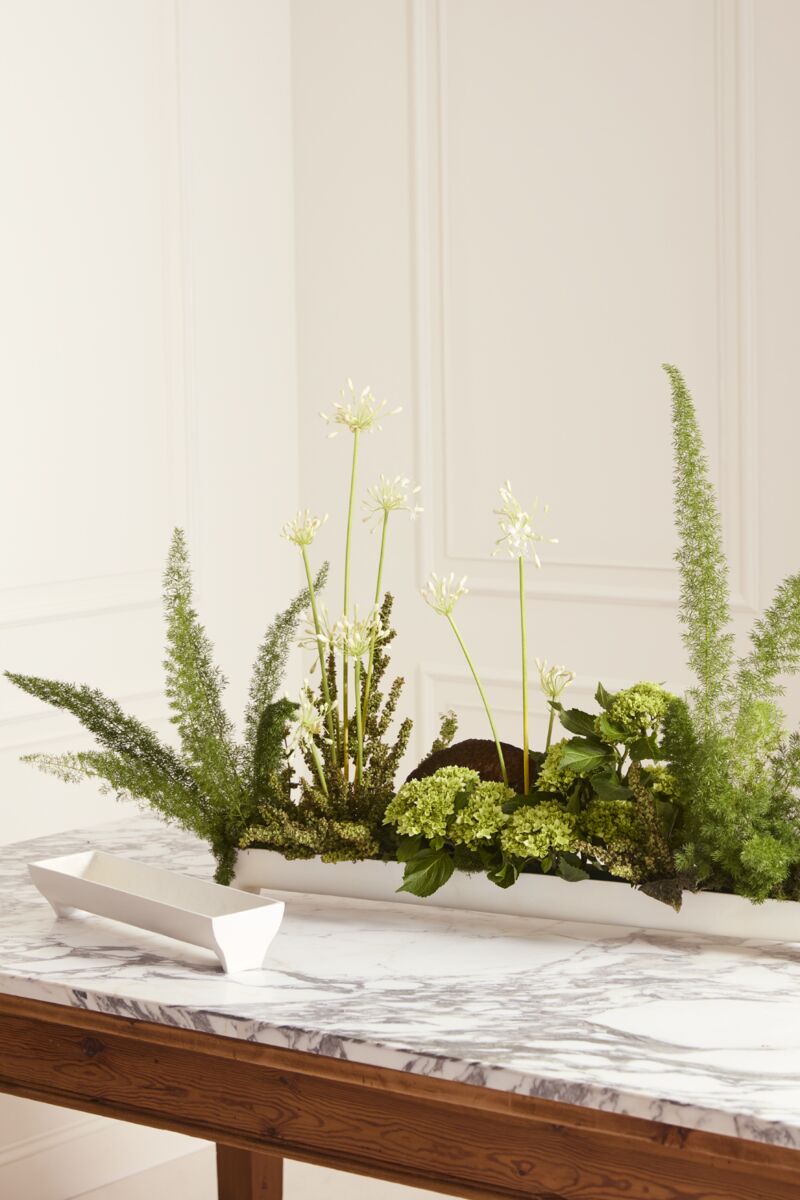 White Edison Tray