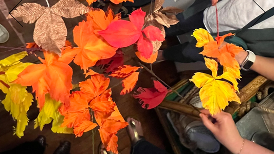 Autumn Leaf Garland Workshop at Botanologica