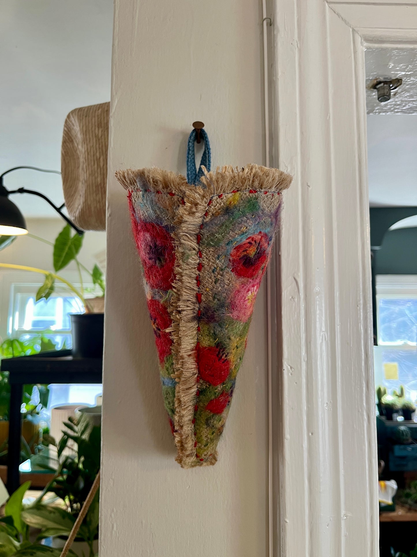 Felt Burlap Flower Holder