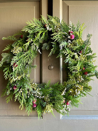 Fresh Evergreen Wreath Workshop