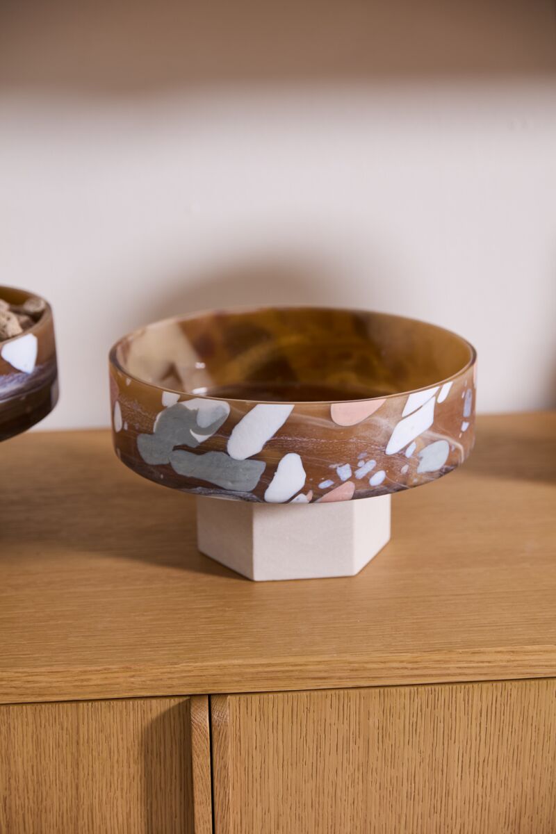 Palladin Footed Bowl 10.75"x 6.75"