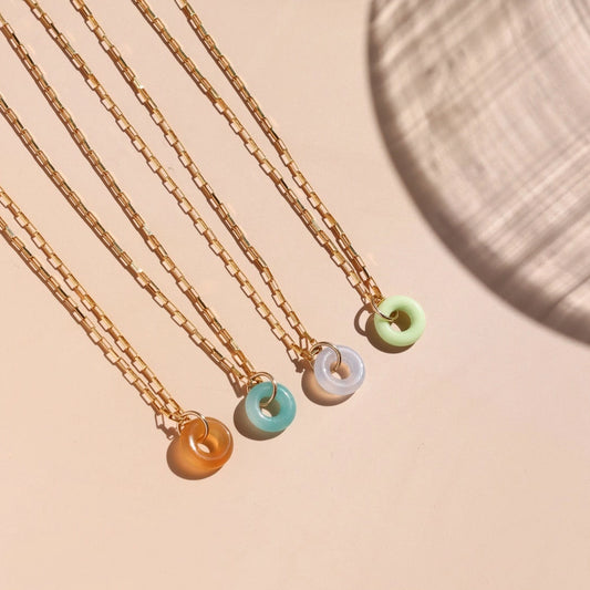Full Circle Pendant - 14k Gold Fill, 16"
