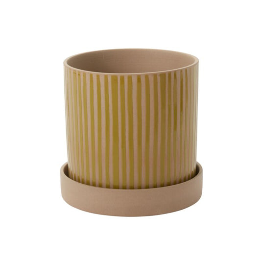 Sullivan Pot with Saucer 10"x9.5"