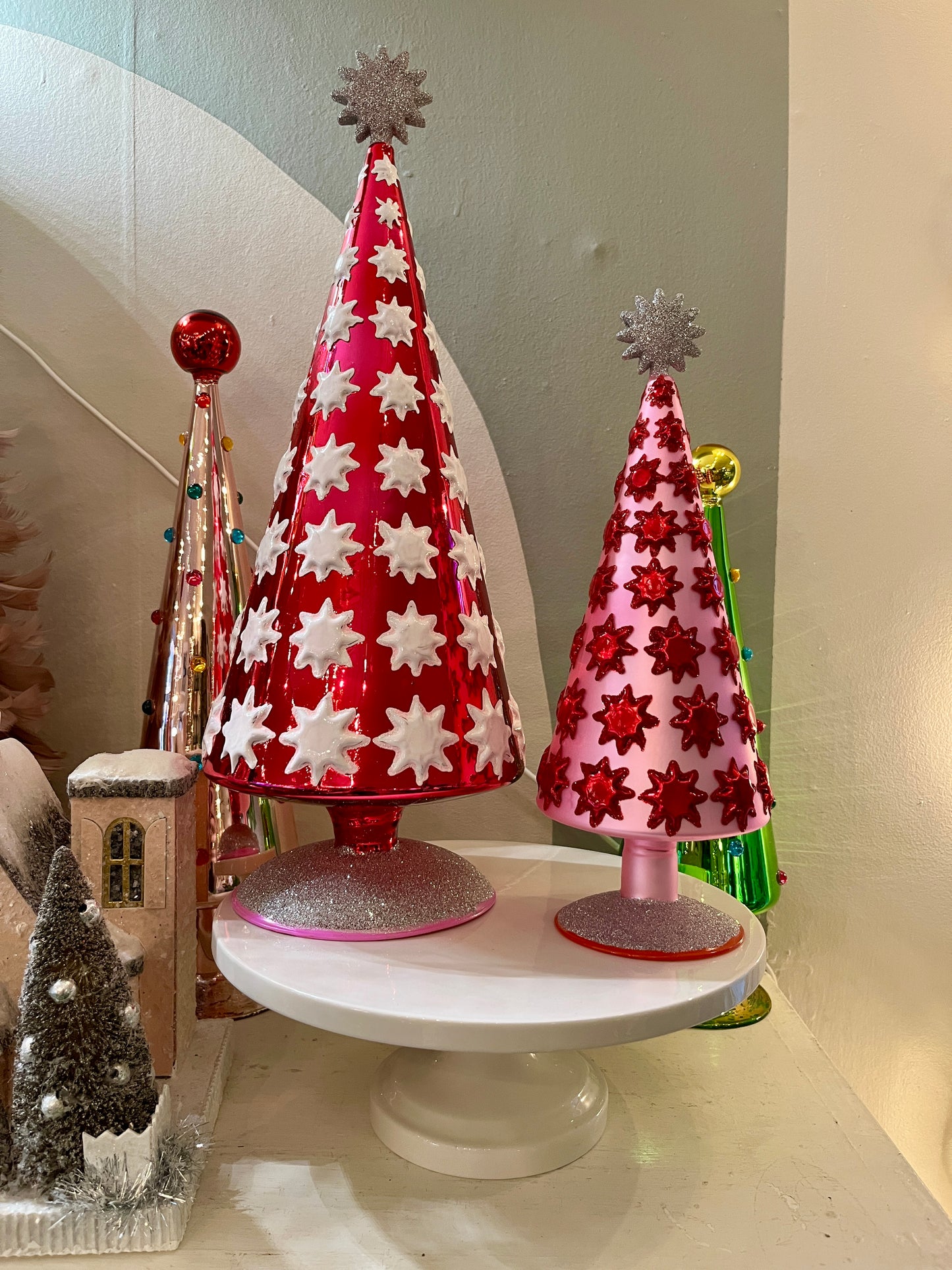 Etoile Red Glass Tree (Tall)