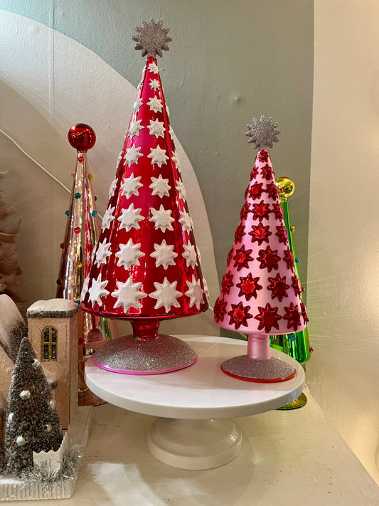 Etoile Red Glass Tree (Tall)