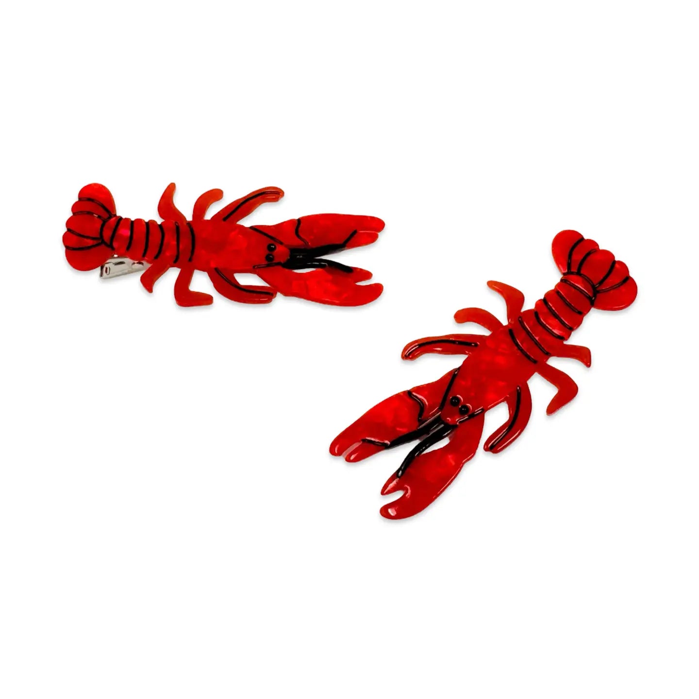Lobster Alligator Hair Clip Set