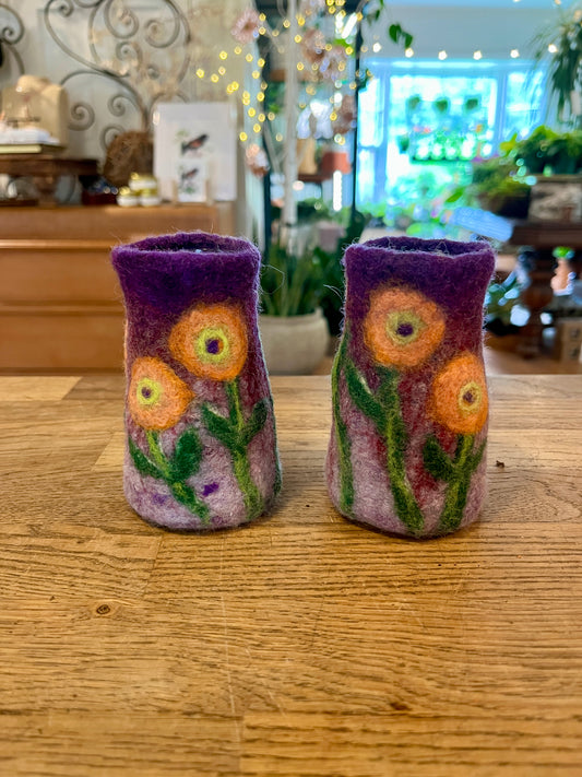 Small Felt Vase