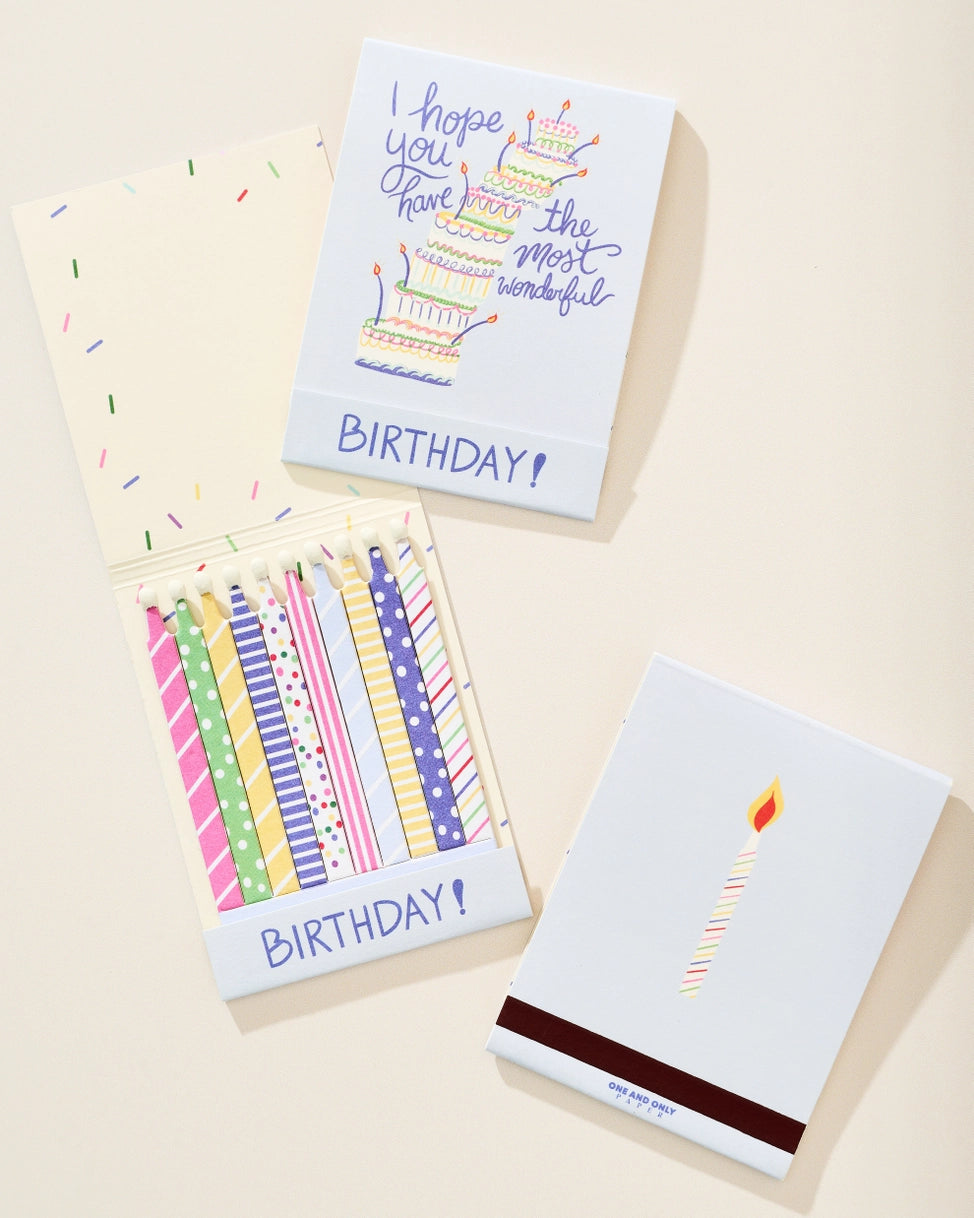 Birthday Card Matchbox
