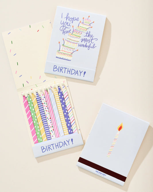 Birthday Card Matchbox