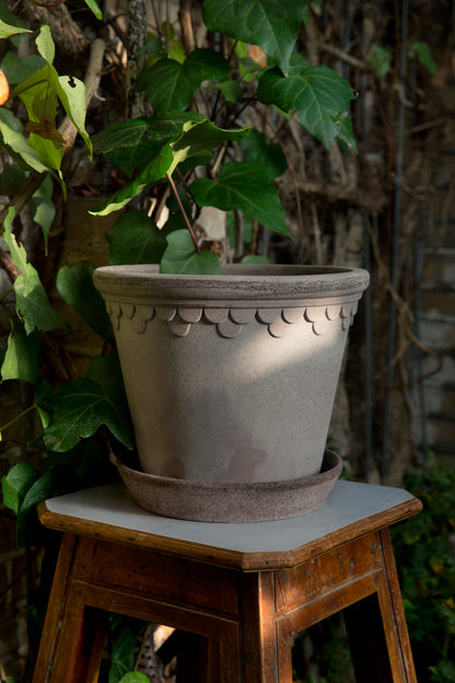 25cm Kobenhavner Terra Cotta Pot & Saucer