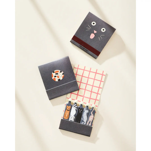 Cats Printed Stem Matchbox
