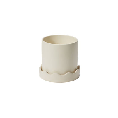 Pissaro Pot with Saucer 6"x 5.75"
