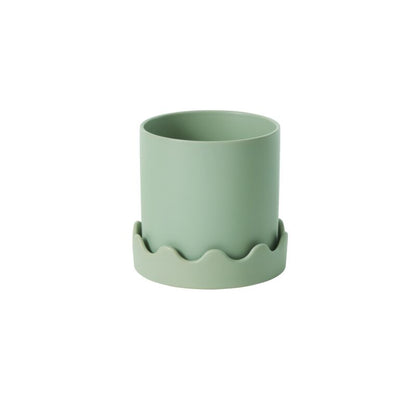 Pissaro Pot with Saucer 6"x 5.75"