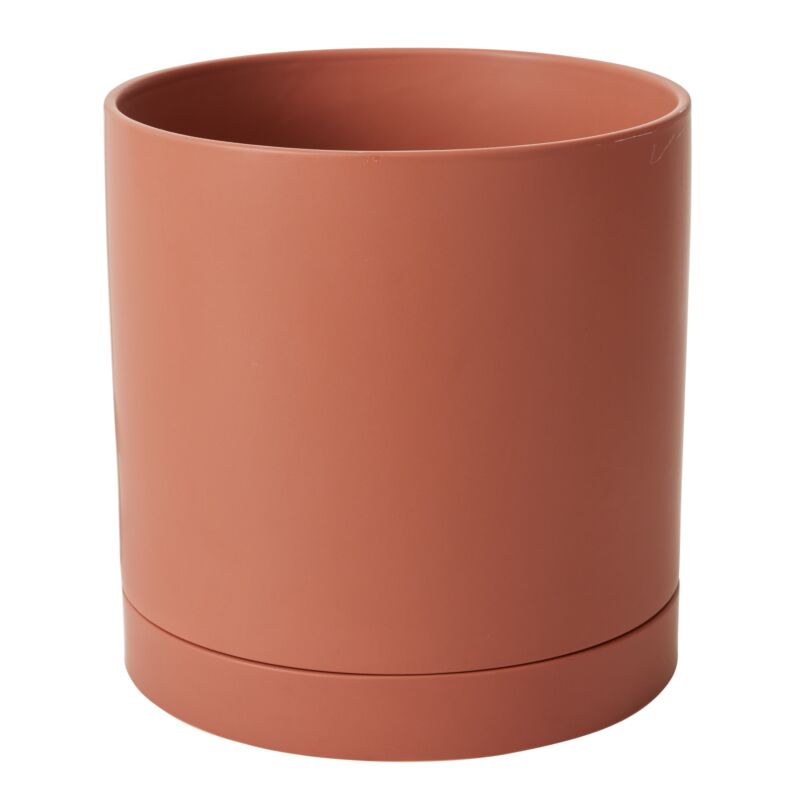 Romey Pot with Saucer 12x12