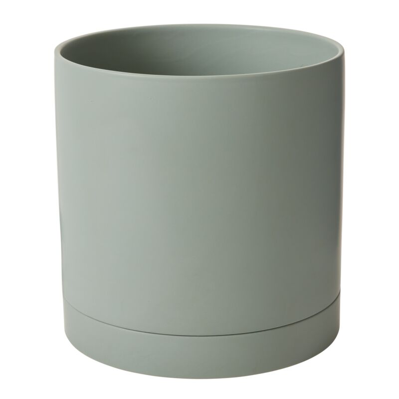 Romey Pot with Saucer 12x12