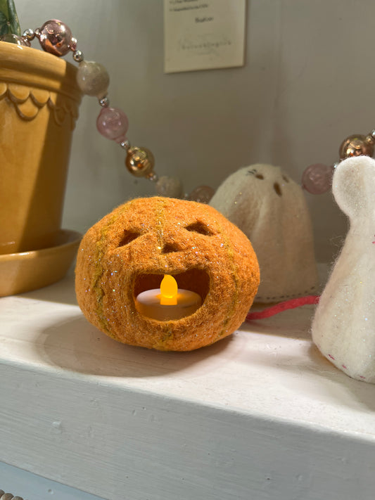 Felt Jack-o-lantern