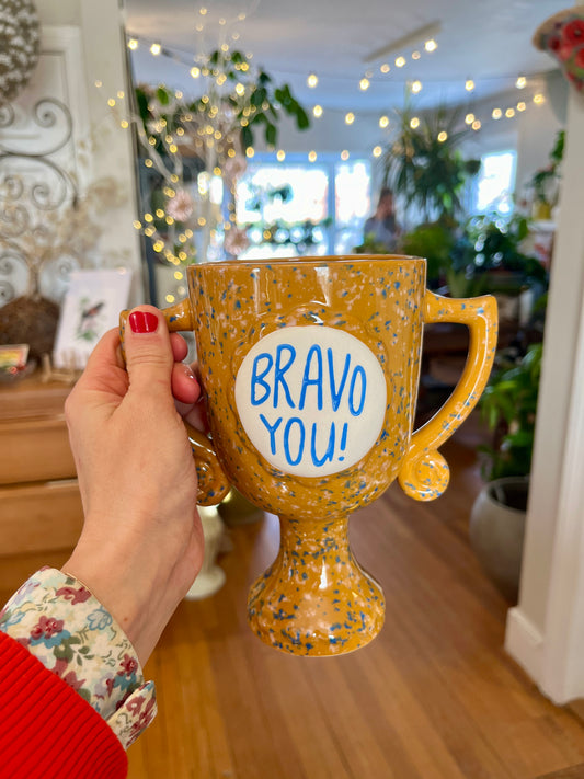 Trophy Vase 6.5"x 4"x 6.5"