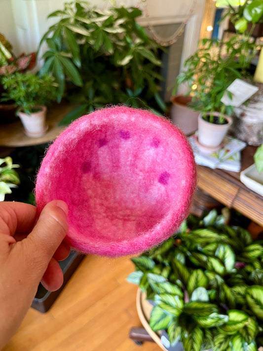 Small Felt Bowls