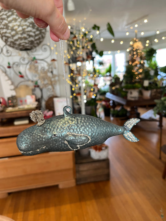 Victorian Whale Ornament