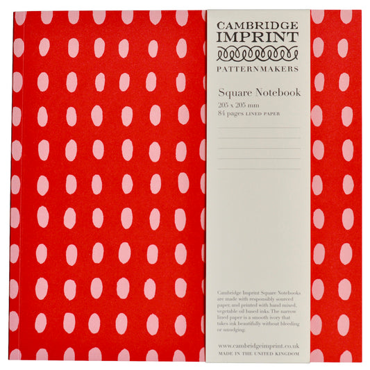 Square Notebook with Lined Paper