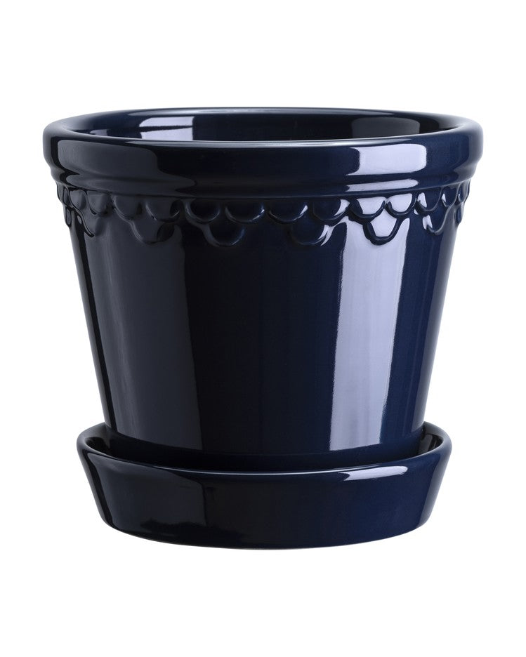 18cm Kobenhavner Glazed Sapphire Blue