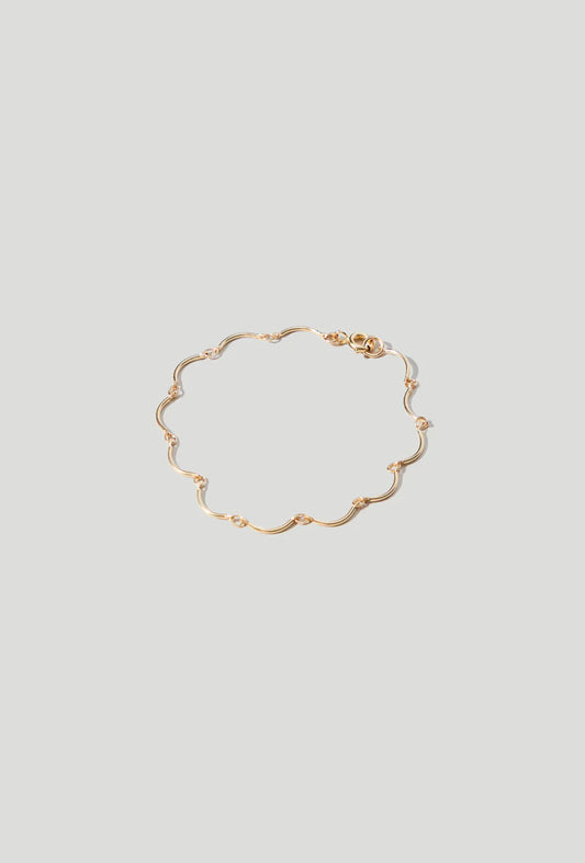 Scallop Bracelet - Gold-Filled