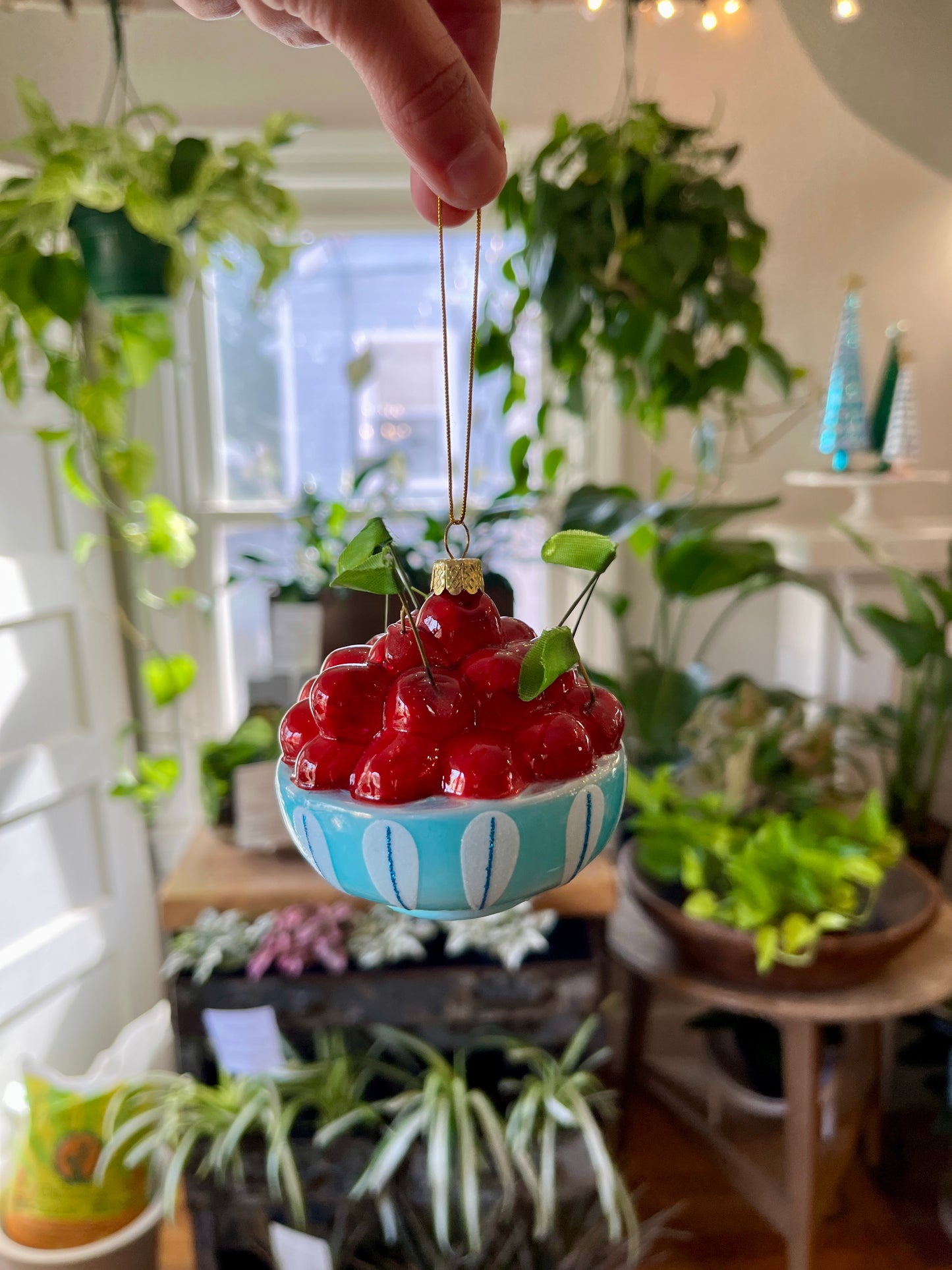 Bowl of Cherries Ornament