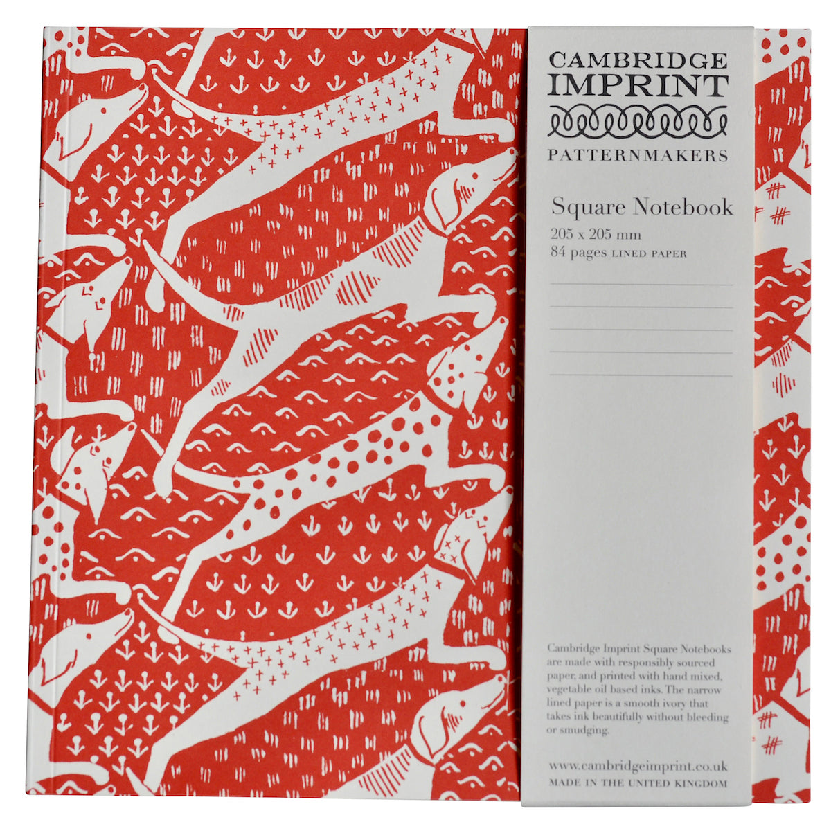 Square Notebook with Lined Paper